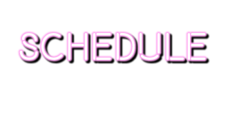 スケジュール / Schedule